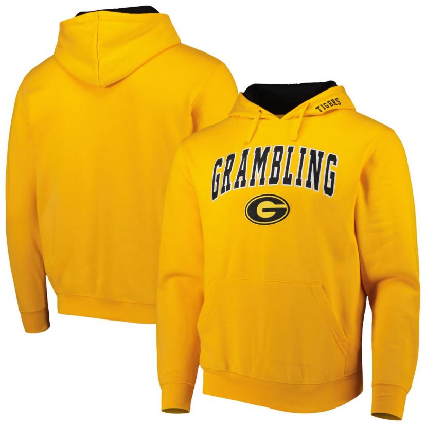 Grambling State Tigers NCAA Grambling Tigers Arch & Logo 3.0 Pullover Hoodie
