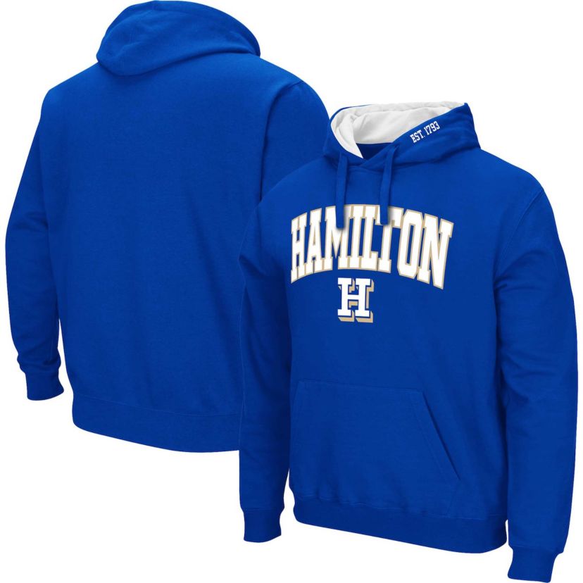 NCAA Hamilton Continentals Arch & Logo 3.0 Pullover Hoodie