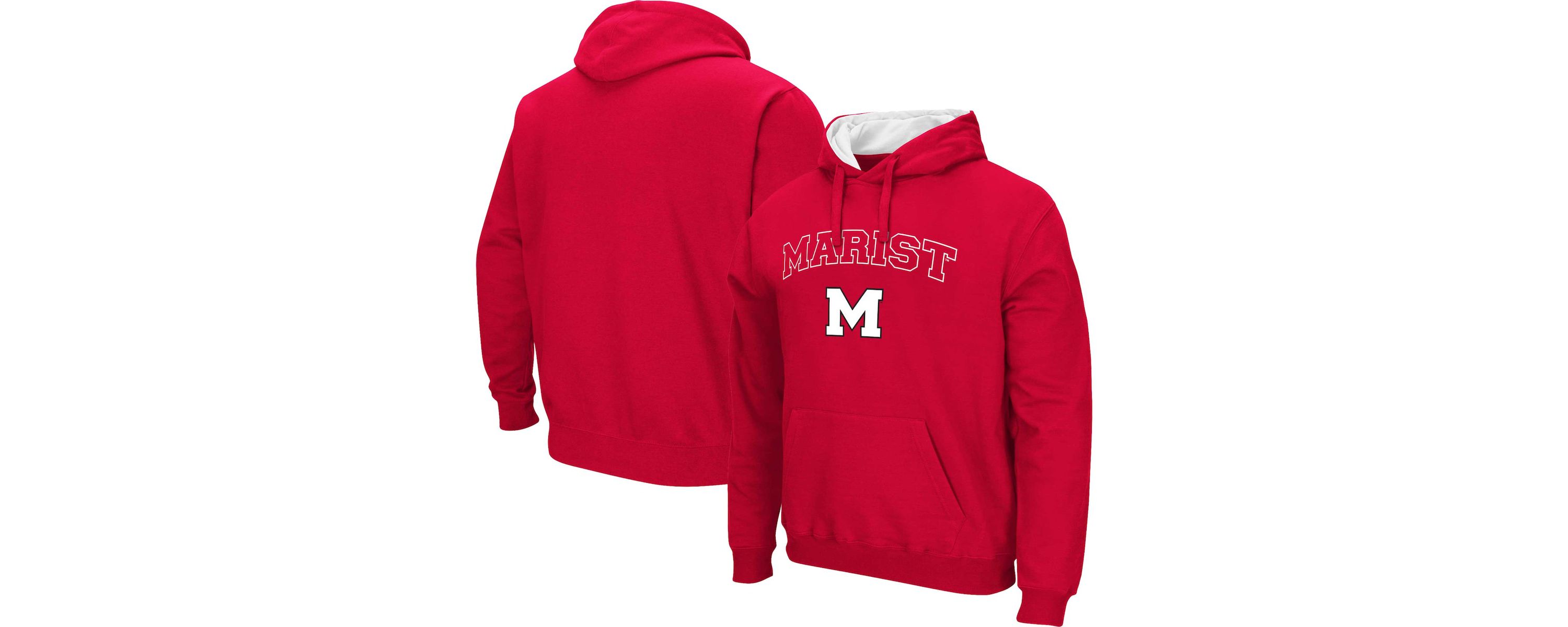 Marist Red Foxes NCAA Marist Foxes Arch & Logo 3.0 Pullover Hoodie