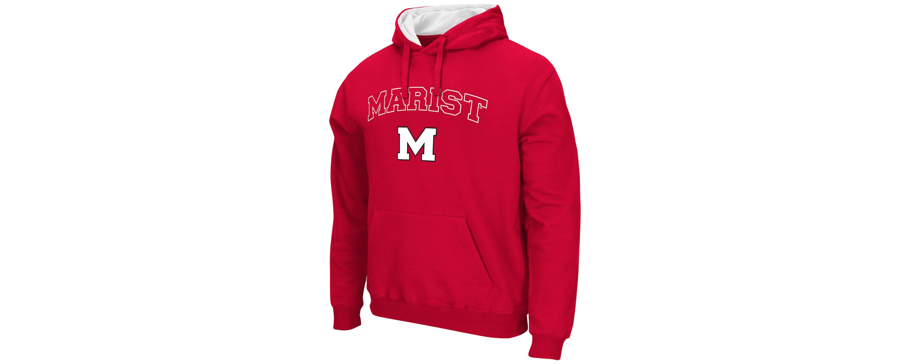 Marist Red Foxes NCAA Marist Foxes Arch & Logo 3.0 Pullover Hoodie
