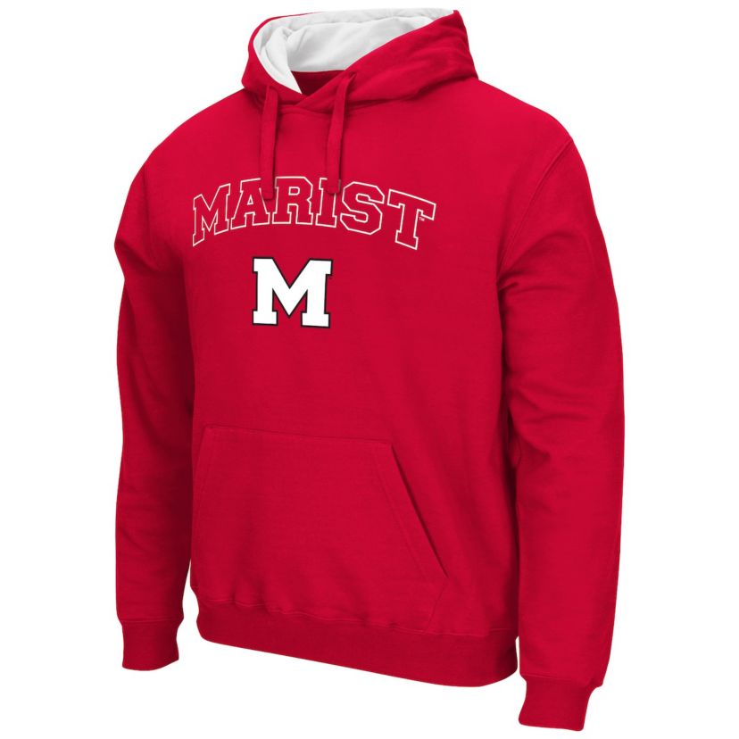Marist Red Foxes NCAA Marist Foxes Arch & Logo 3.0 Pullover Hoodie