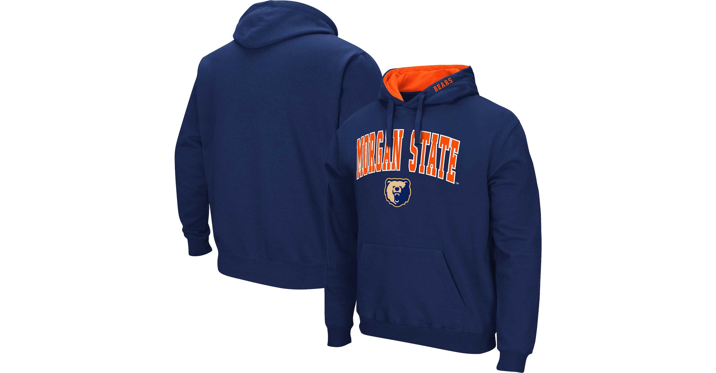 NCAA Morgan State Bears Arch & Logo 3.0 Pullover Hoodie
