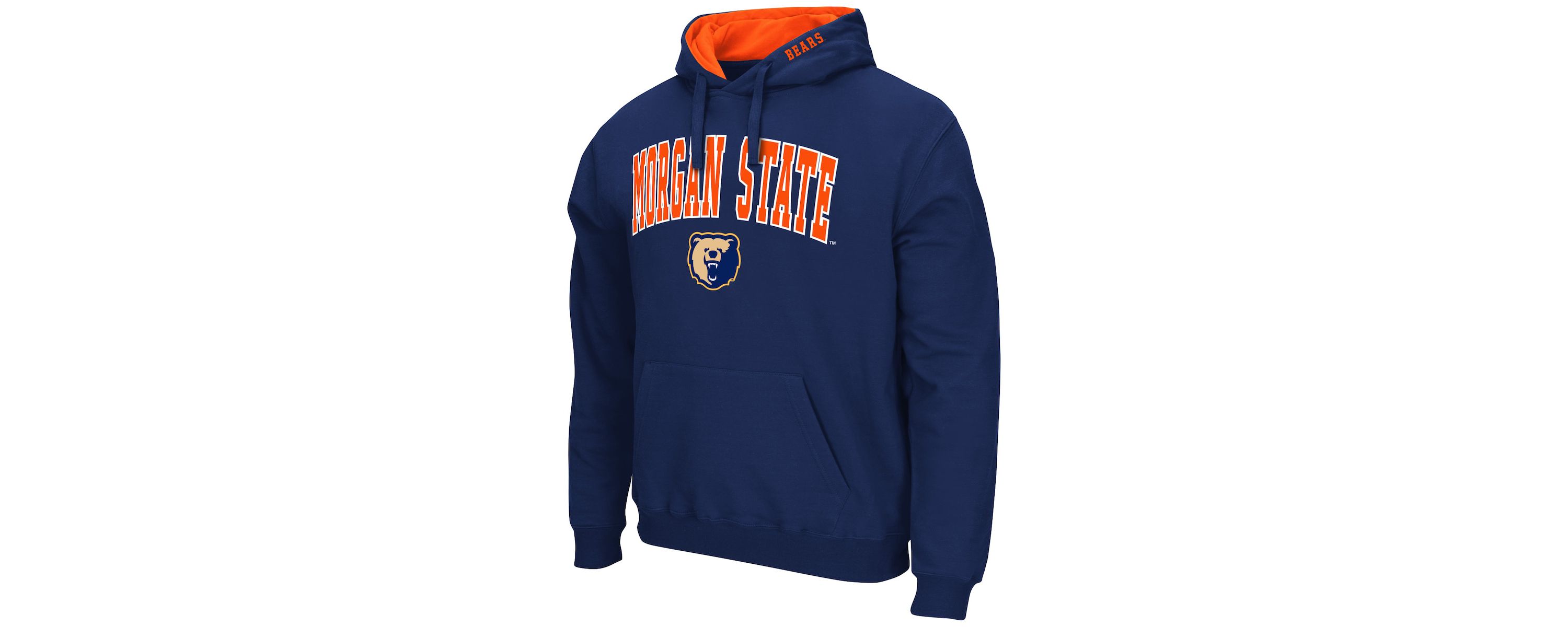 NCAA Morgan State Bears Arch & Logo 3.0 Pullover Hoodie