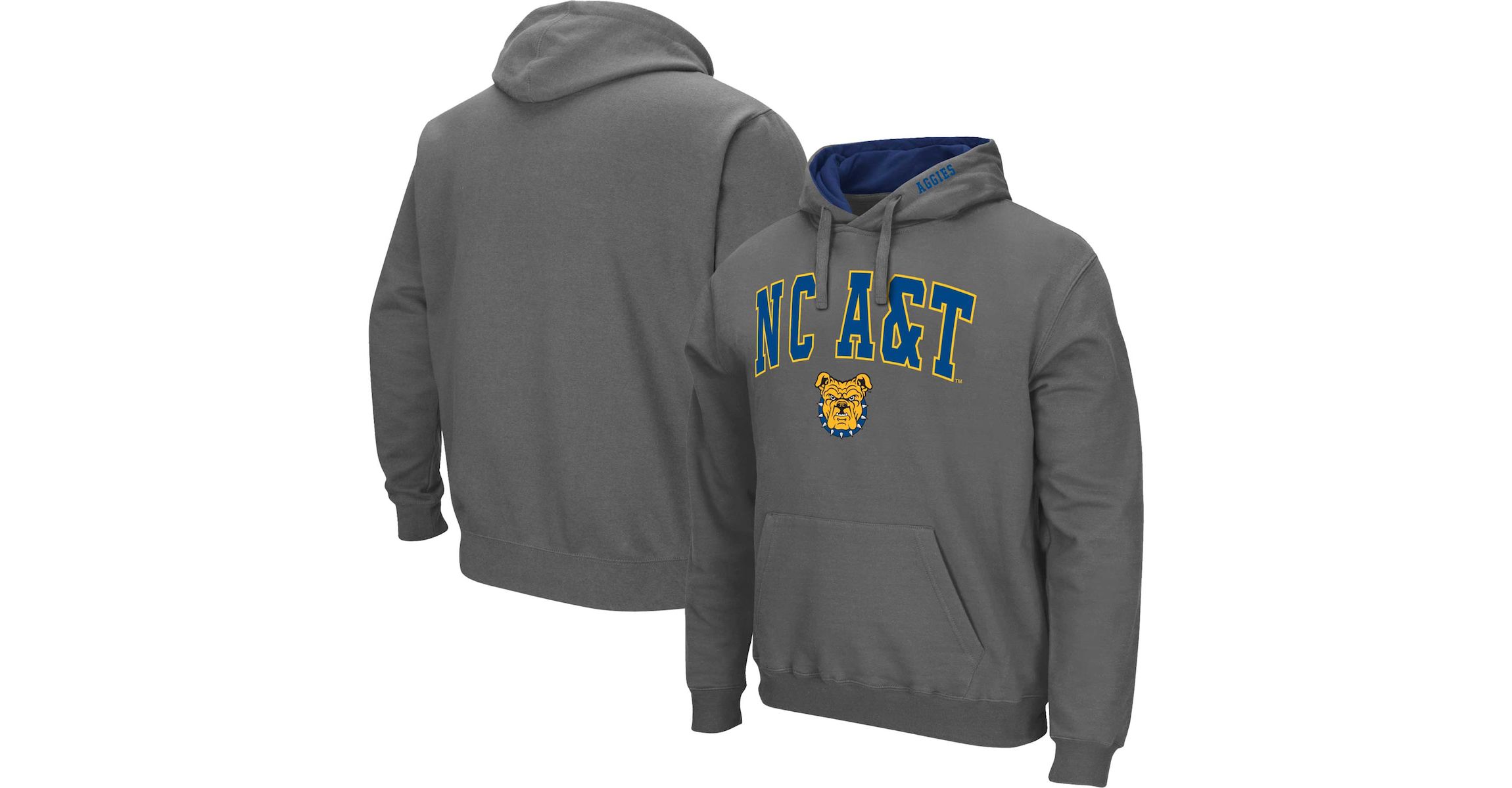 NC A&T Aggies NCAA North Carolina A&T Aggies Arch & Logo 3.0 Pullover Hoodie