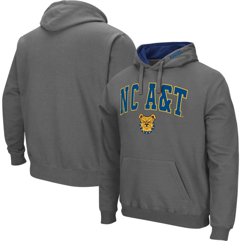 NC A&T Aggies NCAA North Carolina A&T Aggies Arch & Logo 3.0 Pullover Hoodie