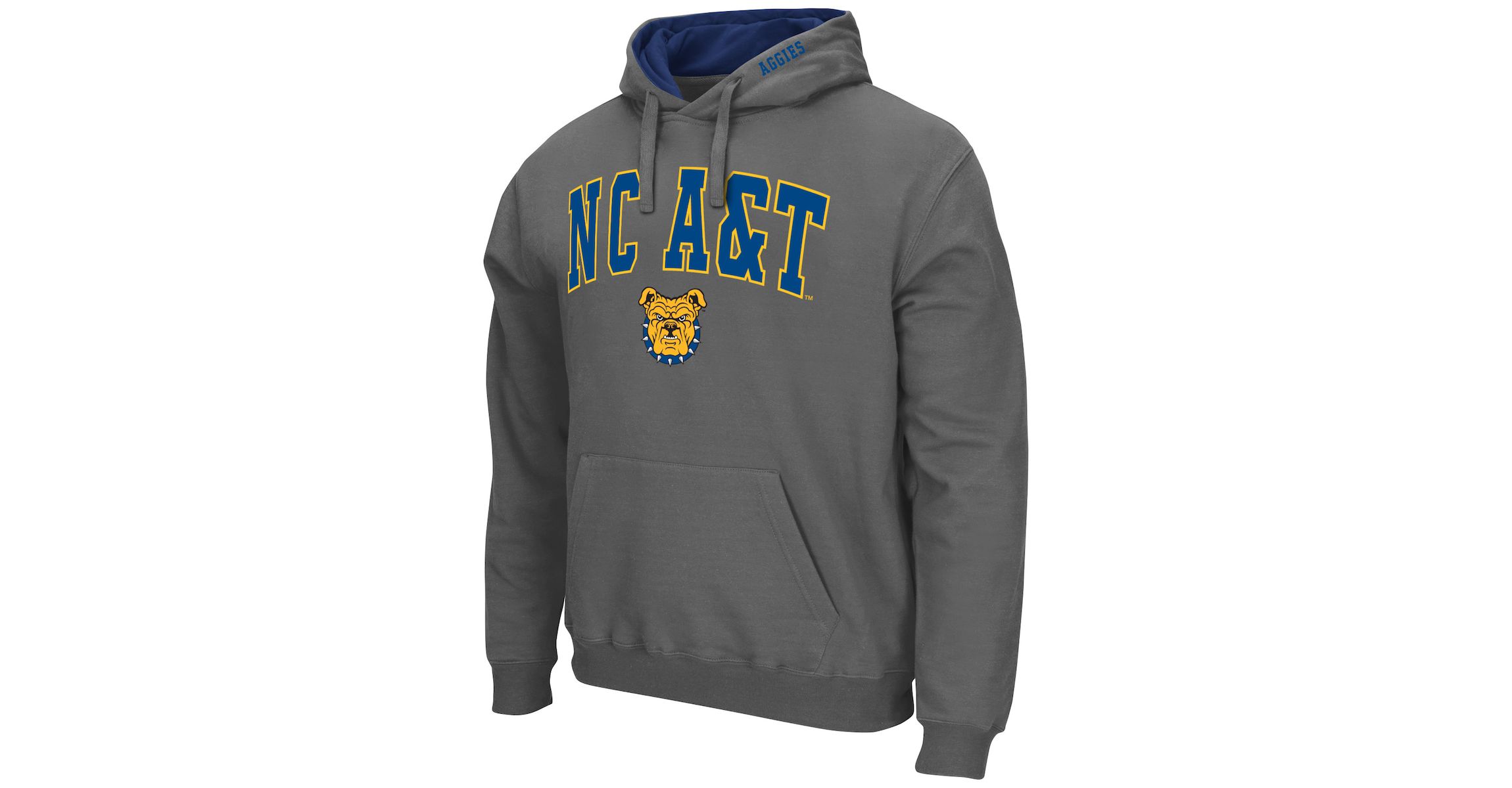 NC A&T Aggies NCAA North Carolina A&T Aggies Arch & Logo 3.0 Pullover Hoodie