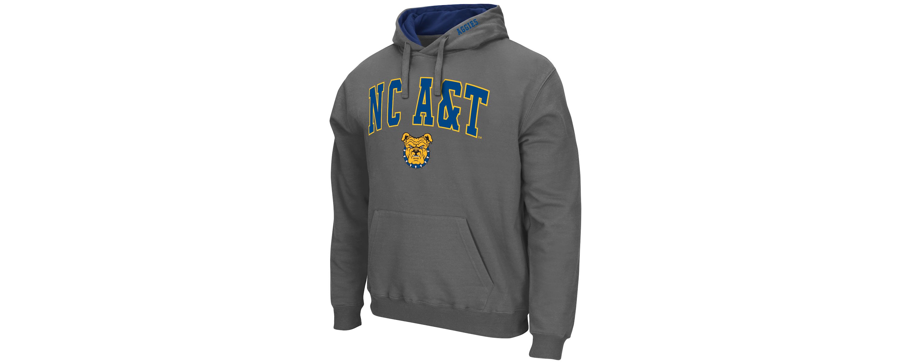 NC A&T Aggies NCAA North Carolina A&T Aggies Arch & Logo 3.0 Pullover Hoodie