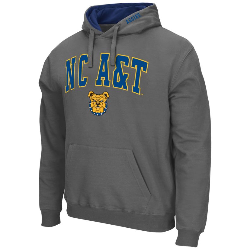 NC A&T Aggies NCAA North Carolina A&T Aggies Arch & Logo 3.0 Pullover Hoodie