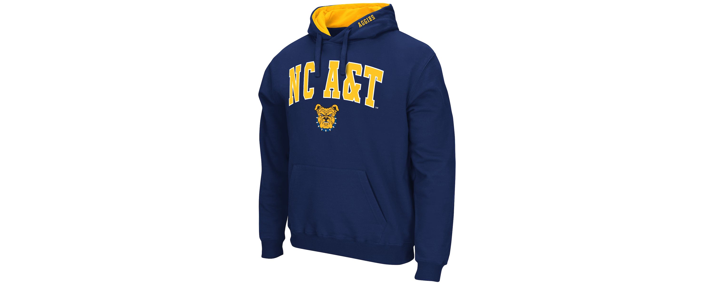 NC A&T Aggies NCAA North Carolina A&T Aggies Arch & Logo 3.0 Pullover Hoodie