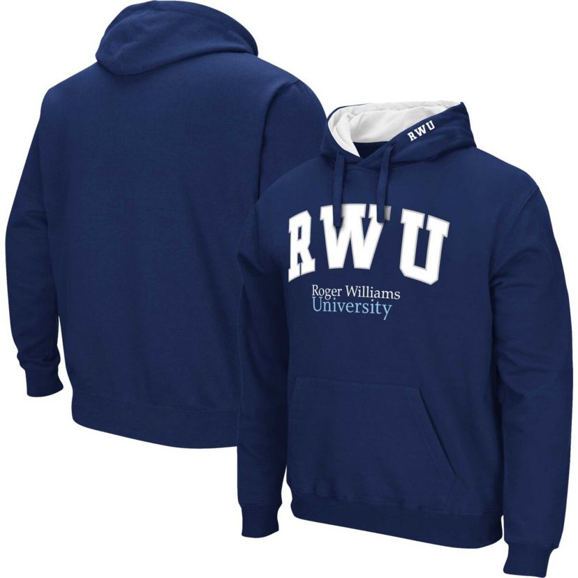 NCAA RWU Hawks Arch & Logo 3.0 Pullover Hoodie
