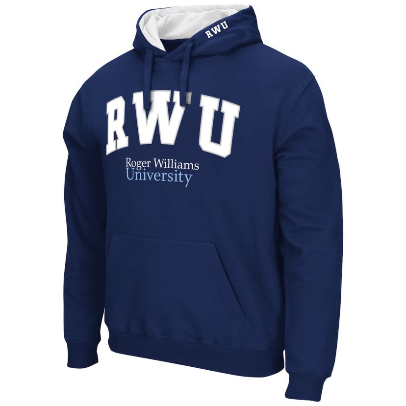NCAA RWU Hawks Arch & Logo 3.0 Pullover Hoodie