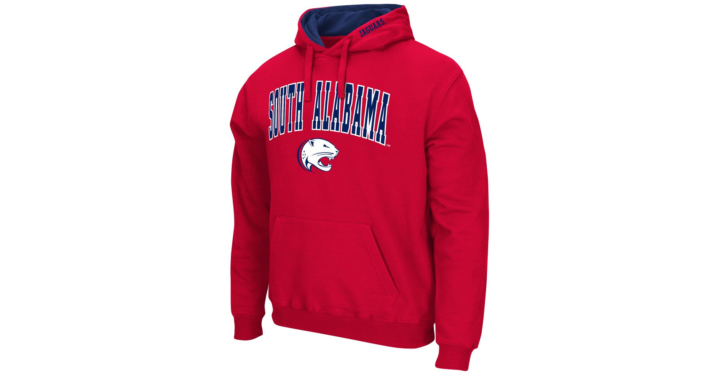 NCAA South Alabama Jaguars Arch & Logo 3.0 Pullover Hoodie