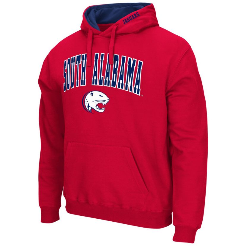 NCAA South Alabama Jaguars Arch & Logo 3.0 Pullover Hoodie
