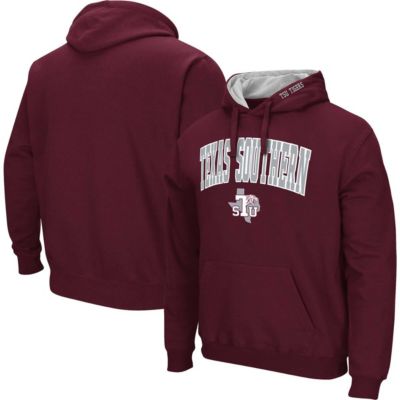 Colosseum Men's NCAA Texas Southern Tigers Arch & Logo 3.0 Pullover Hoodie