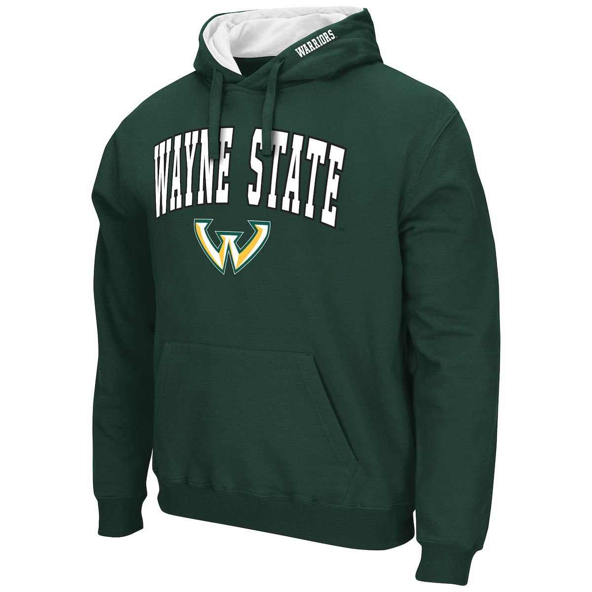 NCAA Wayne State Warriors Arch & Logo 3.0 Pullover Hoodie