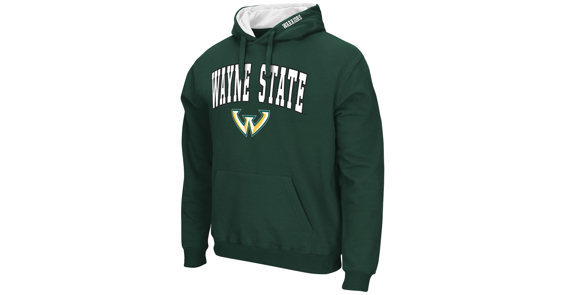 NCAA Wayne State Warriors Arch & Logo 3.0 Pullover Hoodie