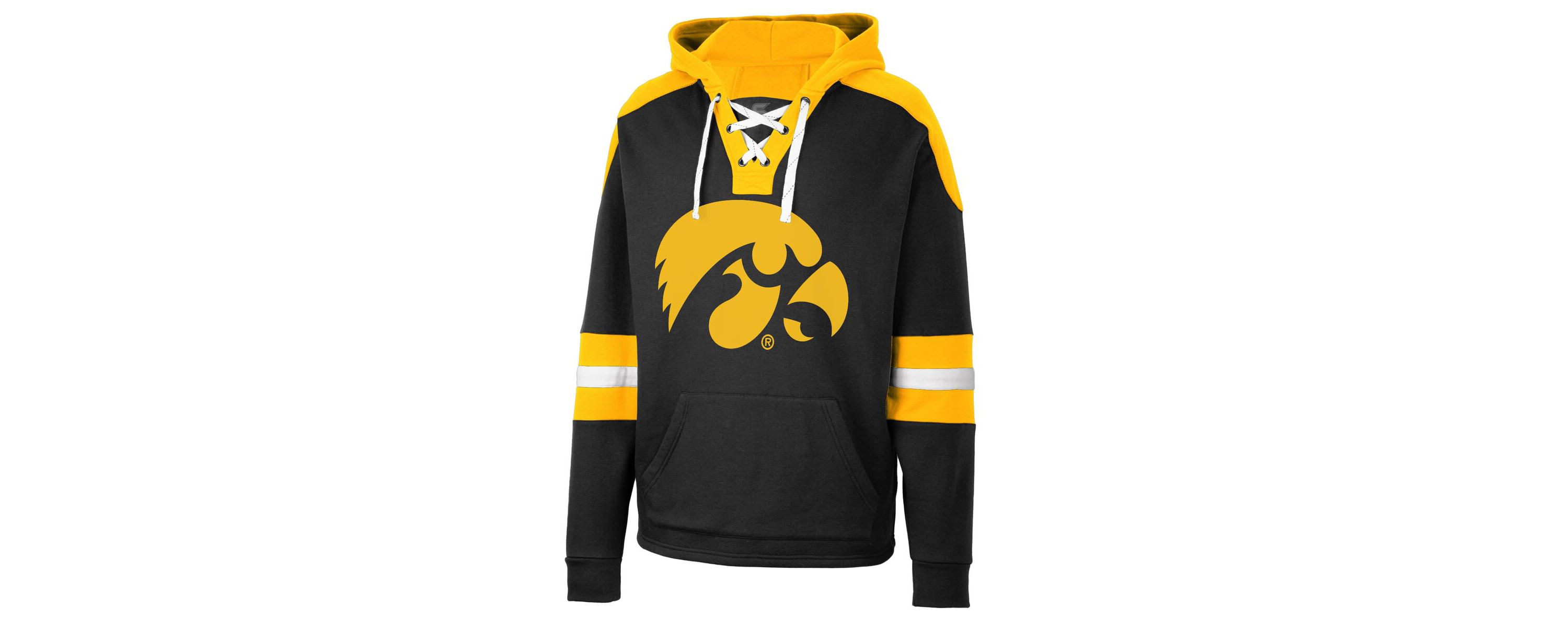 NCAA Iowa Hawkeyes Lace-Up 4.0 Pullover Hoodie