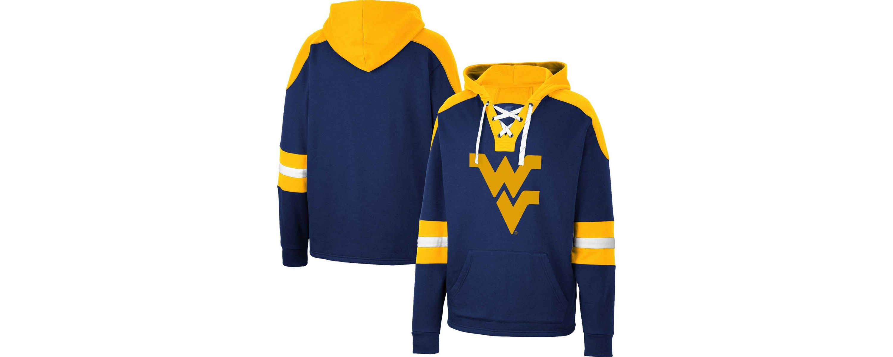 NCAA West Virginia Mountaineers Lace-Up 4.0 Pullover Hoodie