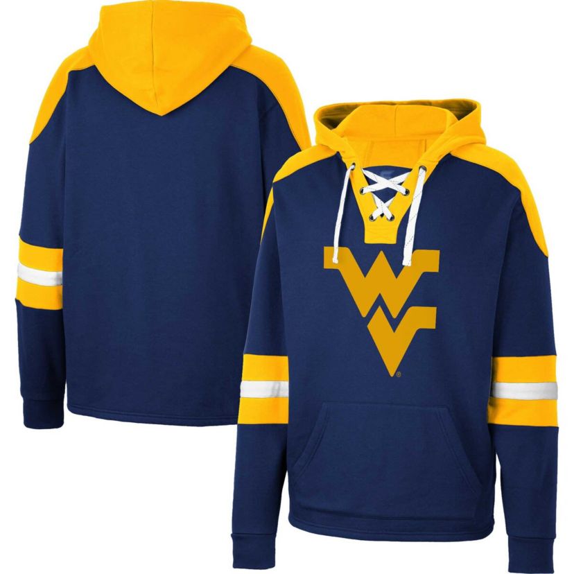 NCAA West Virginia Mountaineers Lace-Up 4.0 Pullover Hoodie