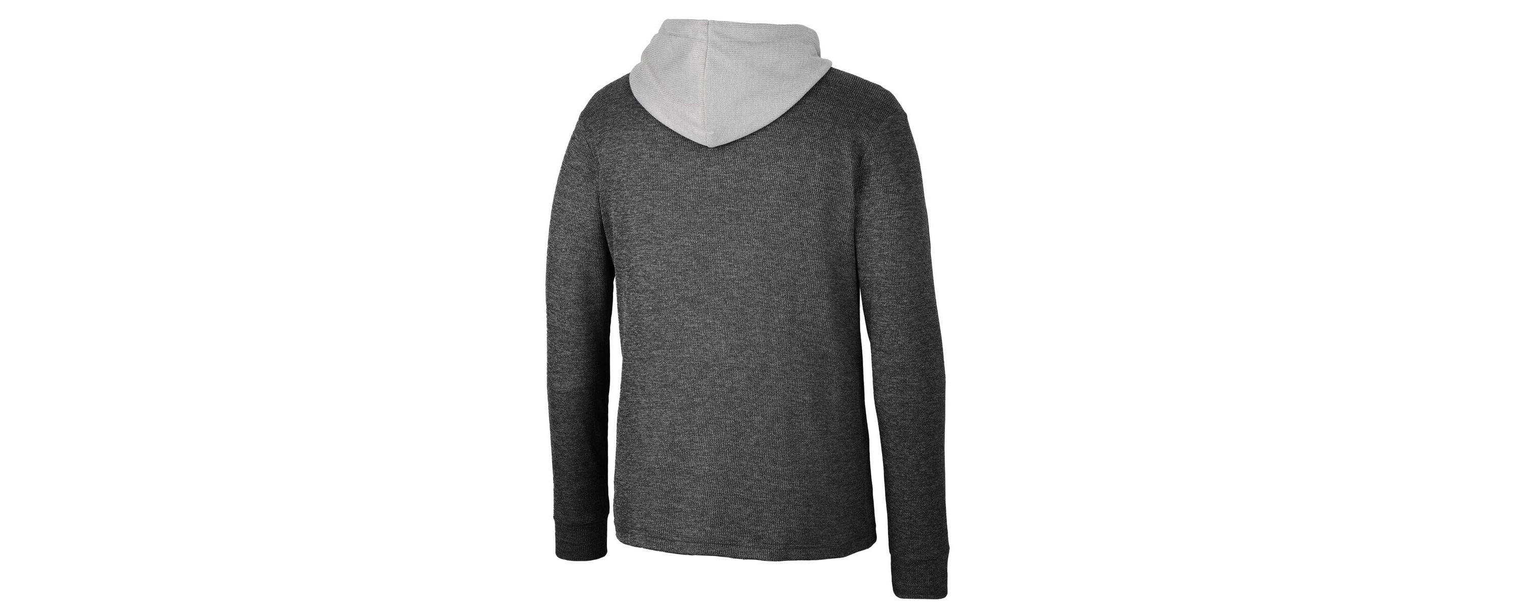 NCAA Iowa Hawkeyes Ballot Waffle-Knit Thermal Long Sleeve Hoodie T-Shirt
