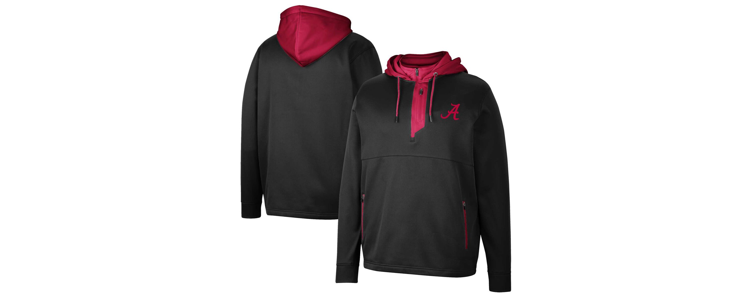 Alabama Crimson Tide NCAA Alabama Tide Luge 3.0 Quarter-Zip Hoodie