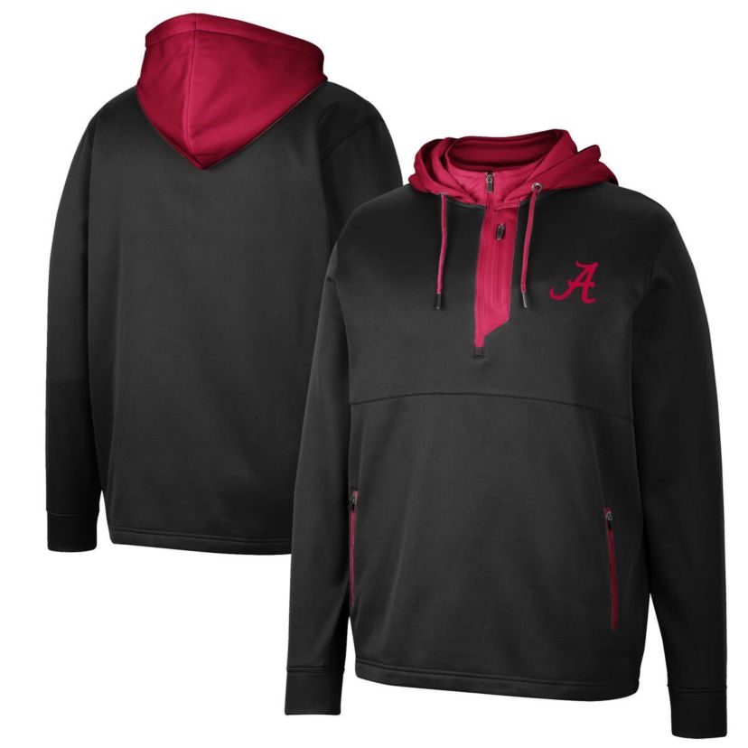 Alabama Crimson Tide NCAA Alabama Tide Luge 3.0 Quarter-Zip Hoodie