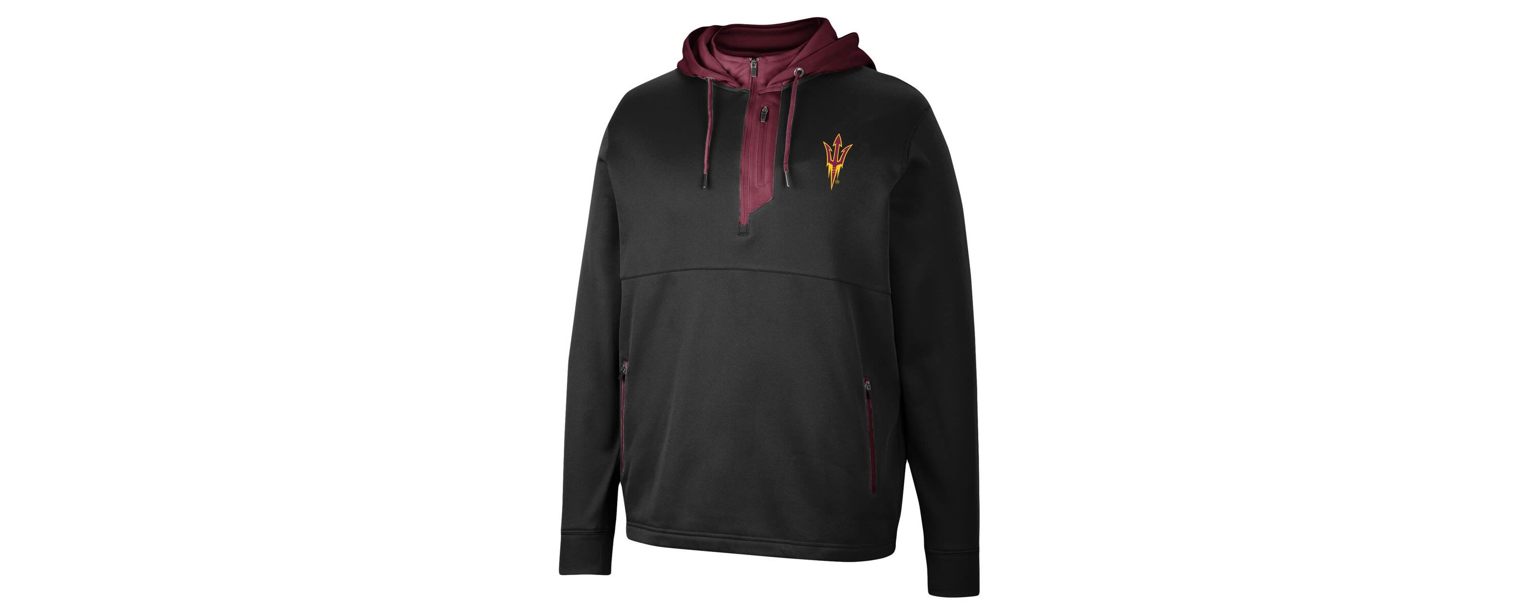 NCAA Arizona State Sun Devils Luge 3.0 Quarter-Zip Hoodie
