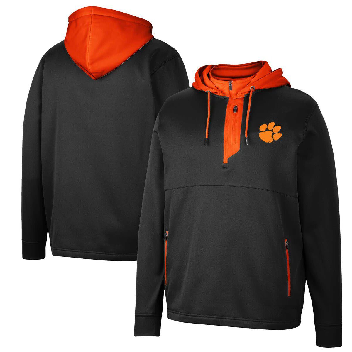NCAA Clemson Tigers Luge 3.0 Quarter-Zip Hoodie