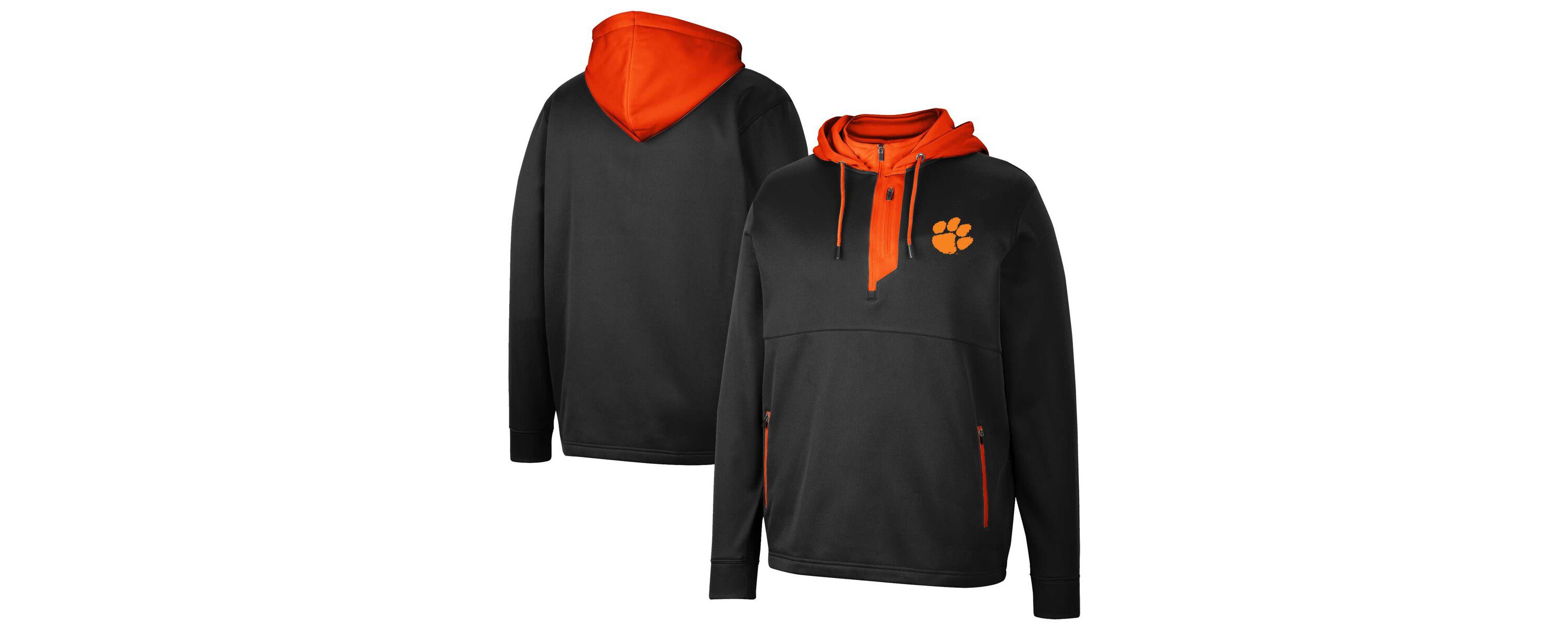 NCAA Clemson Tigers Luge 3.0 Quarter-Zip Hoodie