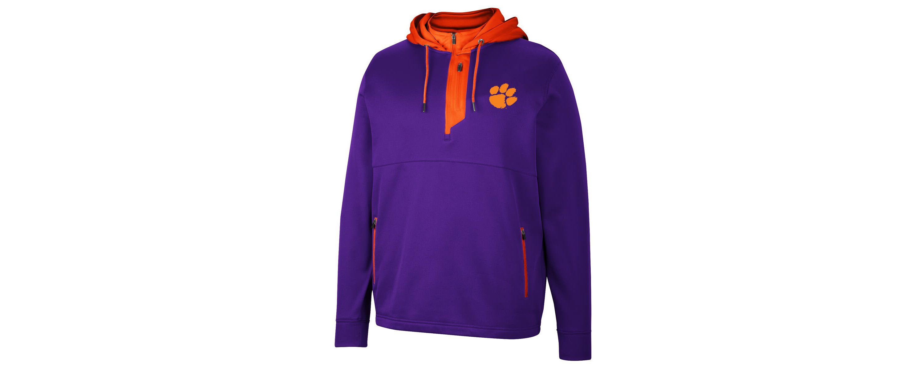NCAA Clemson Tigers Luge 3.0 Quarter-Zip Hoodie