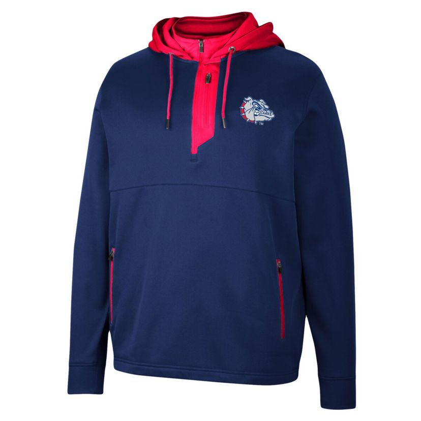 Gonzaga University Bulldogs NCAA Gonzaga Bulldogs Luge 3.0 Quarter-Zip Hoodie
