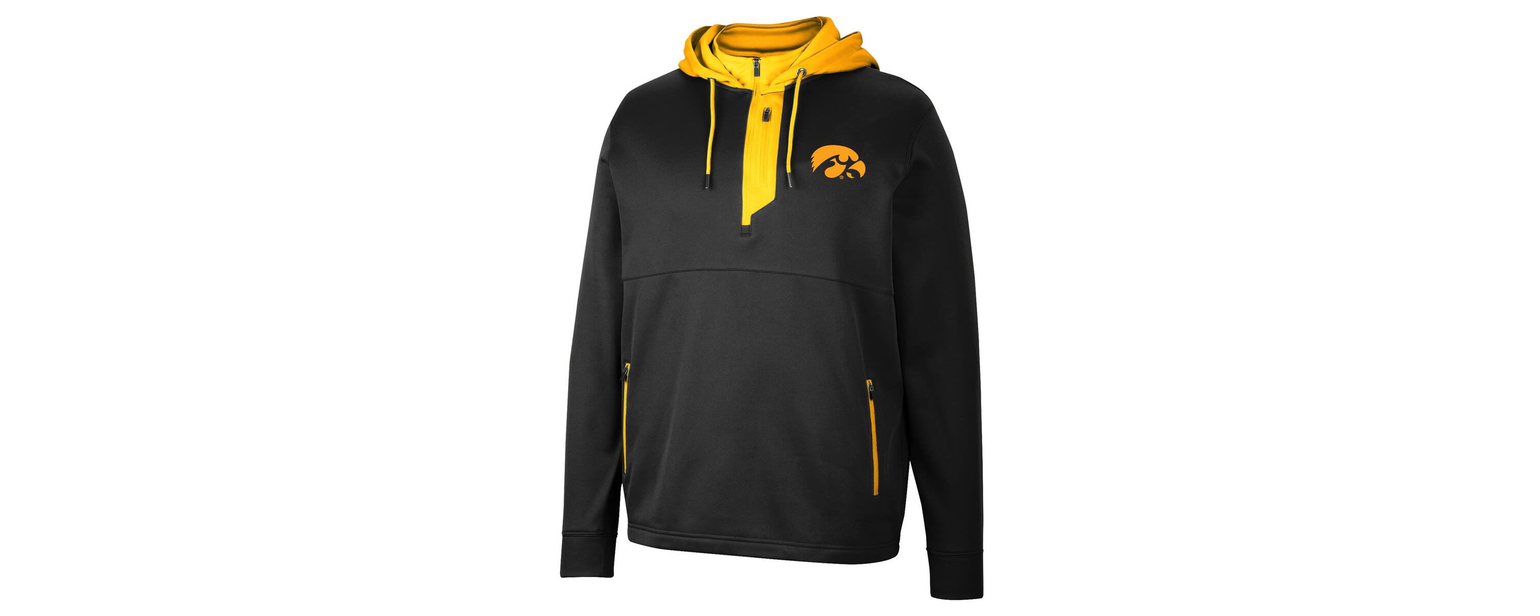 NCAA Iowa Hawkeyes Luge 3.0 Quarter-Zip Hoodie