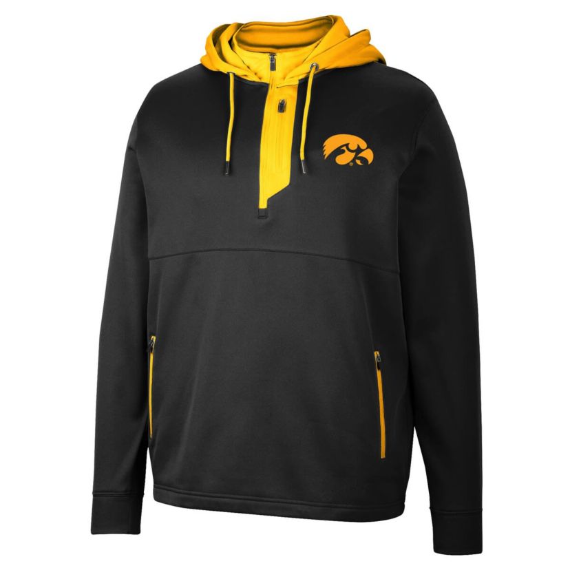 NCAA Iowa Hawkeyes Luge 3.0 Quarter-Zip Hoodie