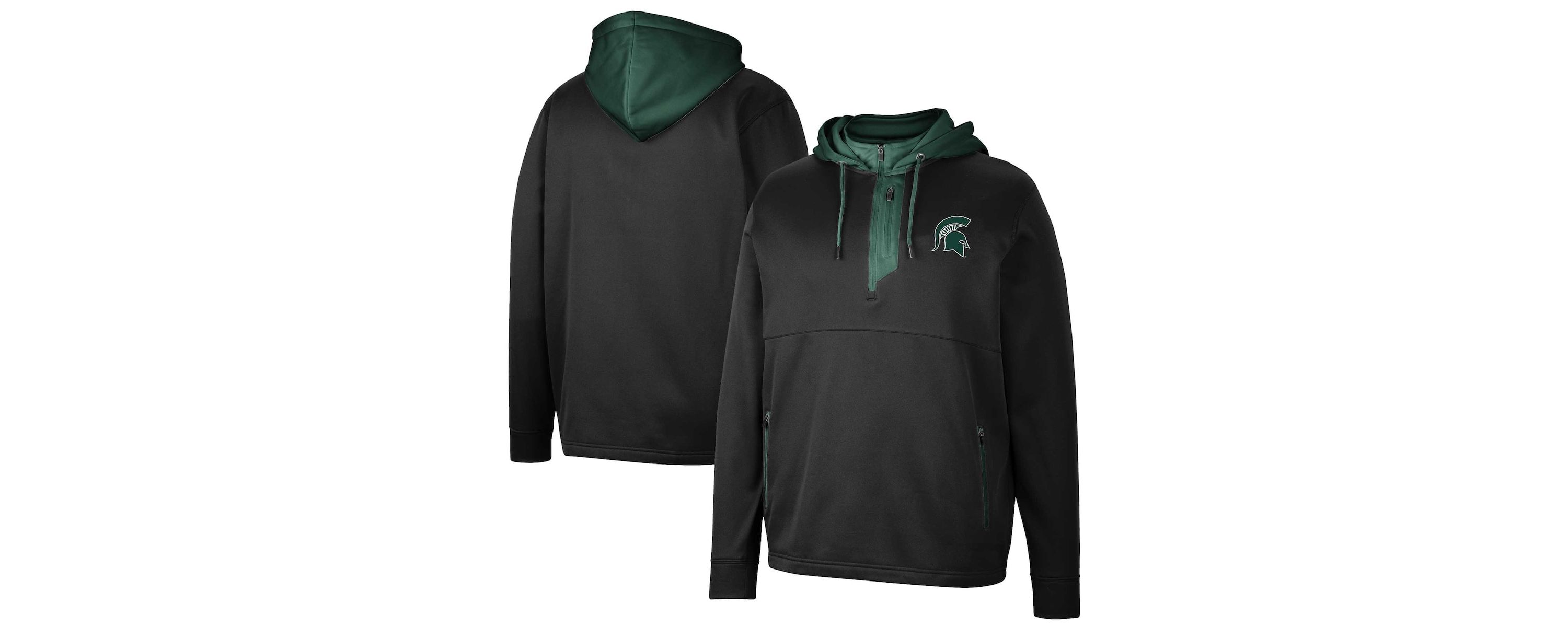 NCAA Michigan State Spartans Luge 3.0 Quarter-Zip Hoodie