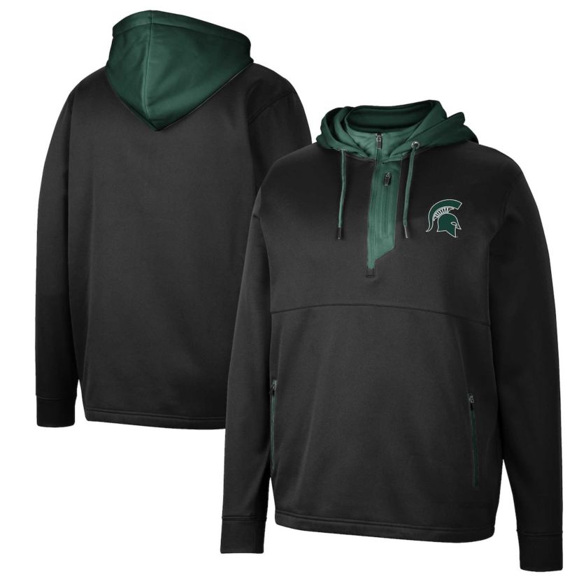 NCAA Michigan State Spartans Luge 3.0 Quarter-Zip Hoodie