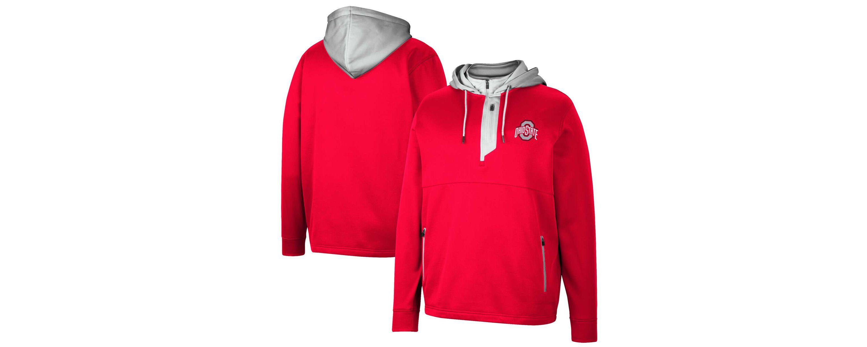NCAA Ohio State Buckeyes Luge 3.0 Quarter-Zip Hoodie