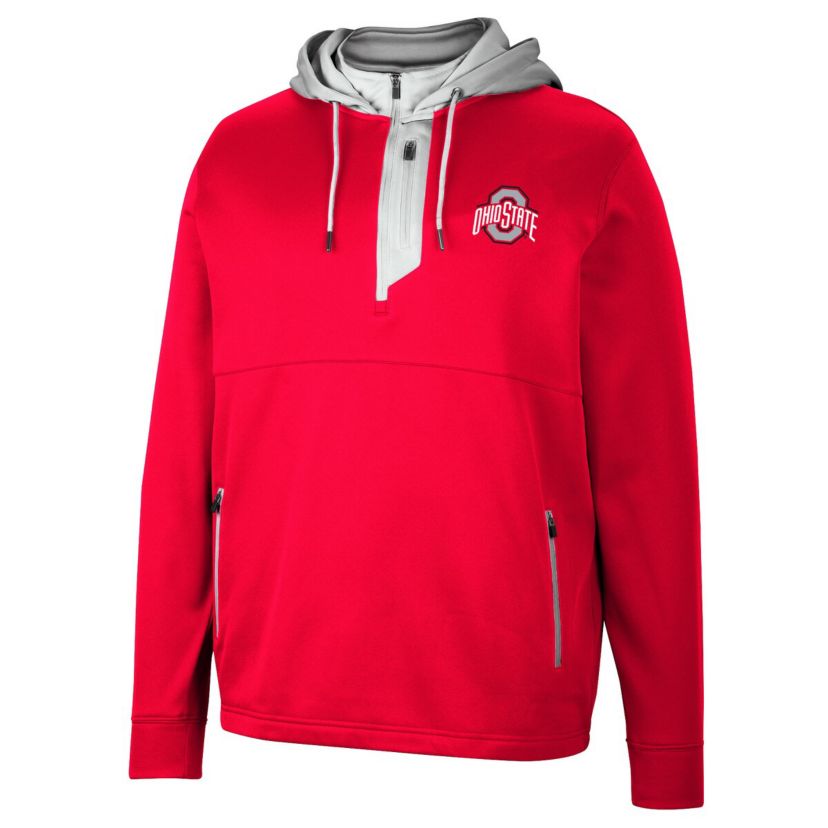 NCAA Ohio State Buckeyes Luge 3.0 Quarter-Zip Hoodie