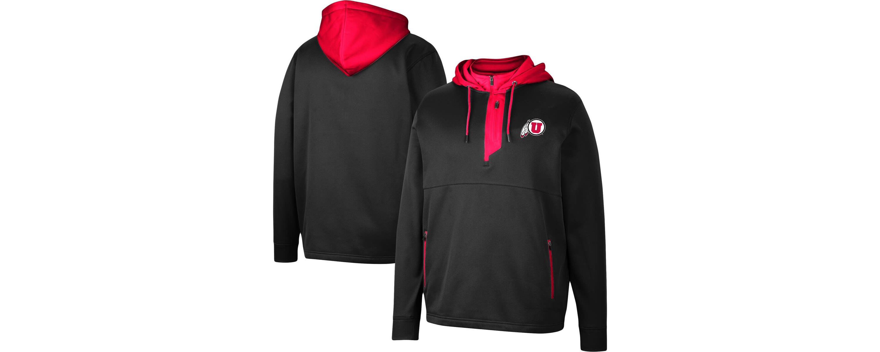 NCAA Utah Utes Luge 3.0 Quarter-Zip Hoodie
