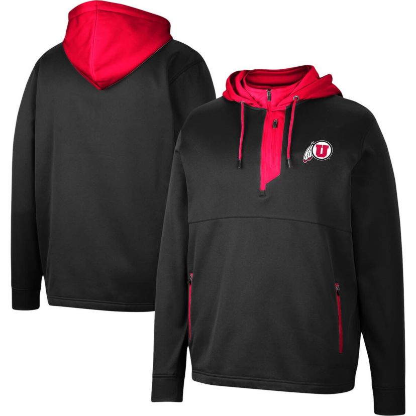NCAA Utah Utes Luge 3.0 Quarter-Zip Hoodie