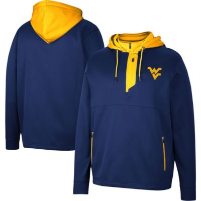 NCAA West Virginia Mountaineers Luge 3.0 Quarter-Zip Hoodie