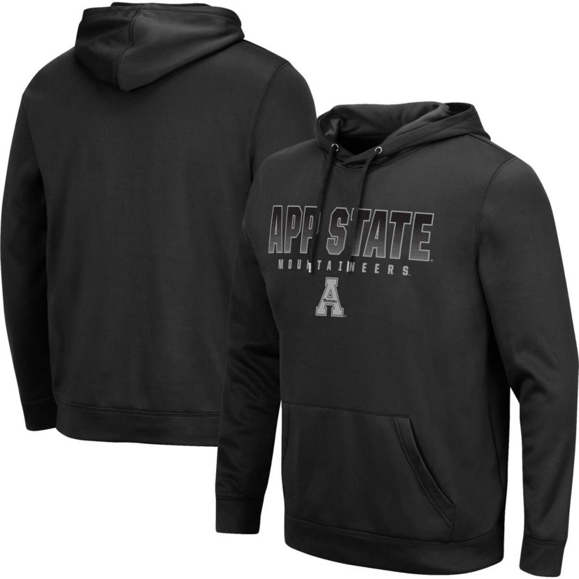 NCAA Appalachian State Mountaineers Blackout 3.0 Pullover Hoodie