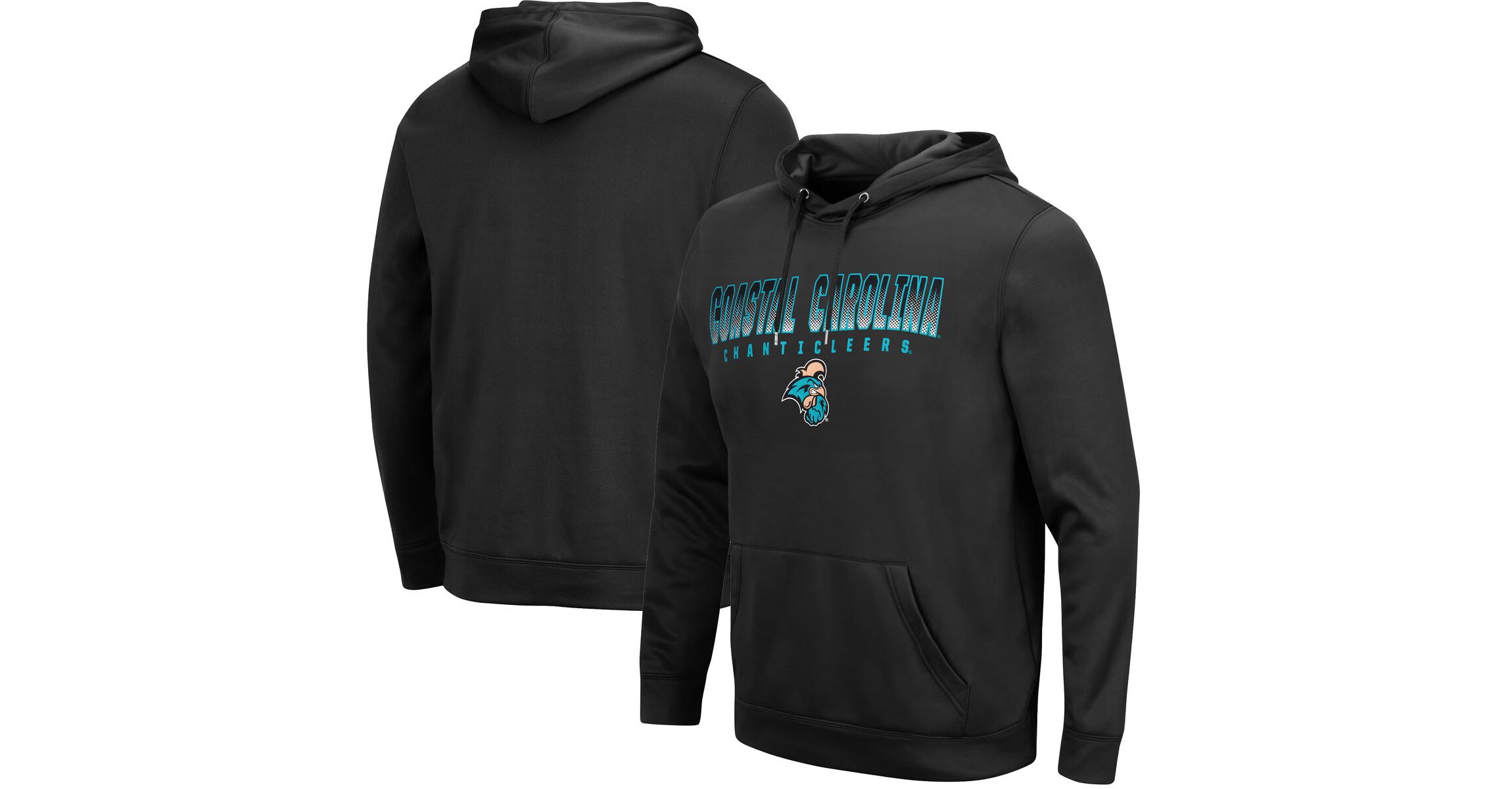 NCAA Coastal Carolina Chanticleers Blackout 3.0 Pullover Hoodie