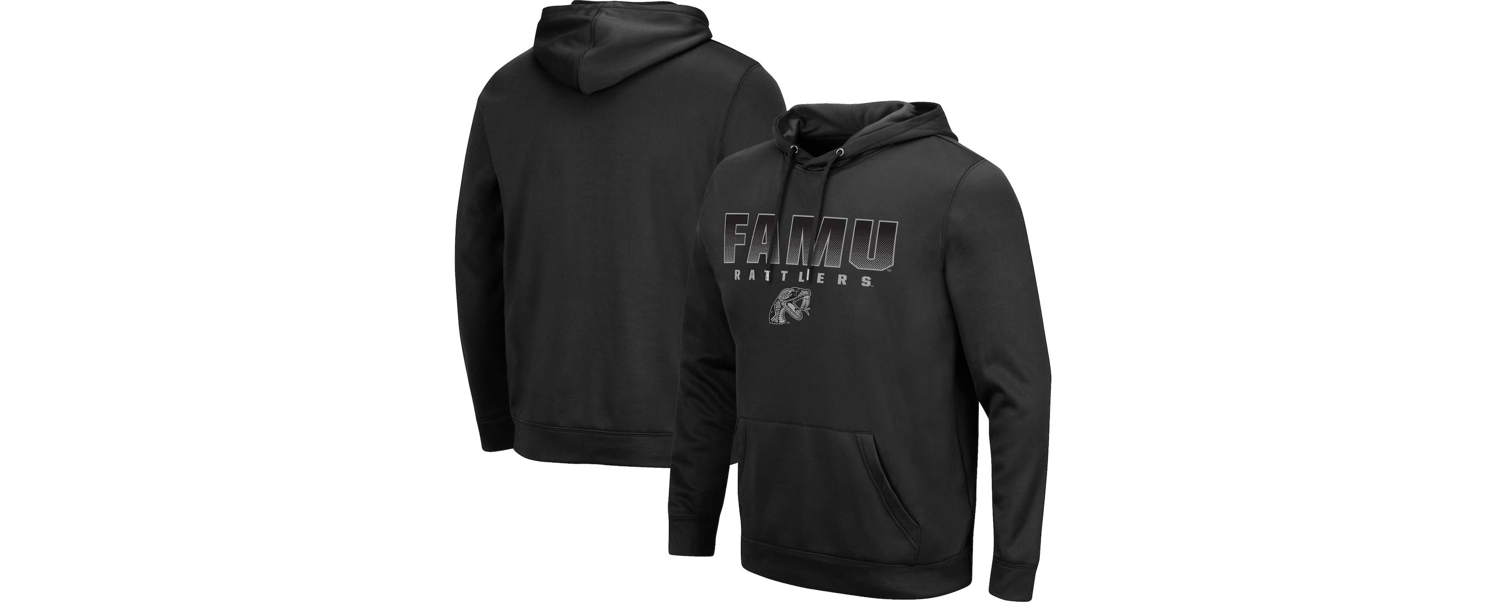 NCAA Florida A&M Rattlers Blackout 3.0 Pullover Hoodie