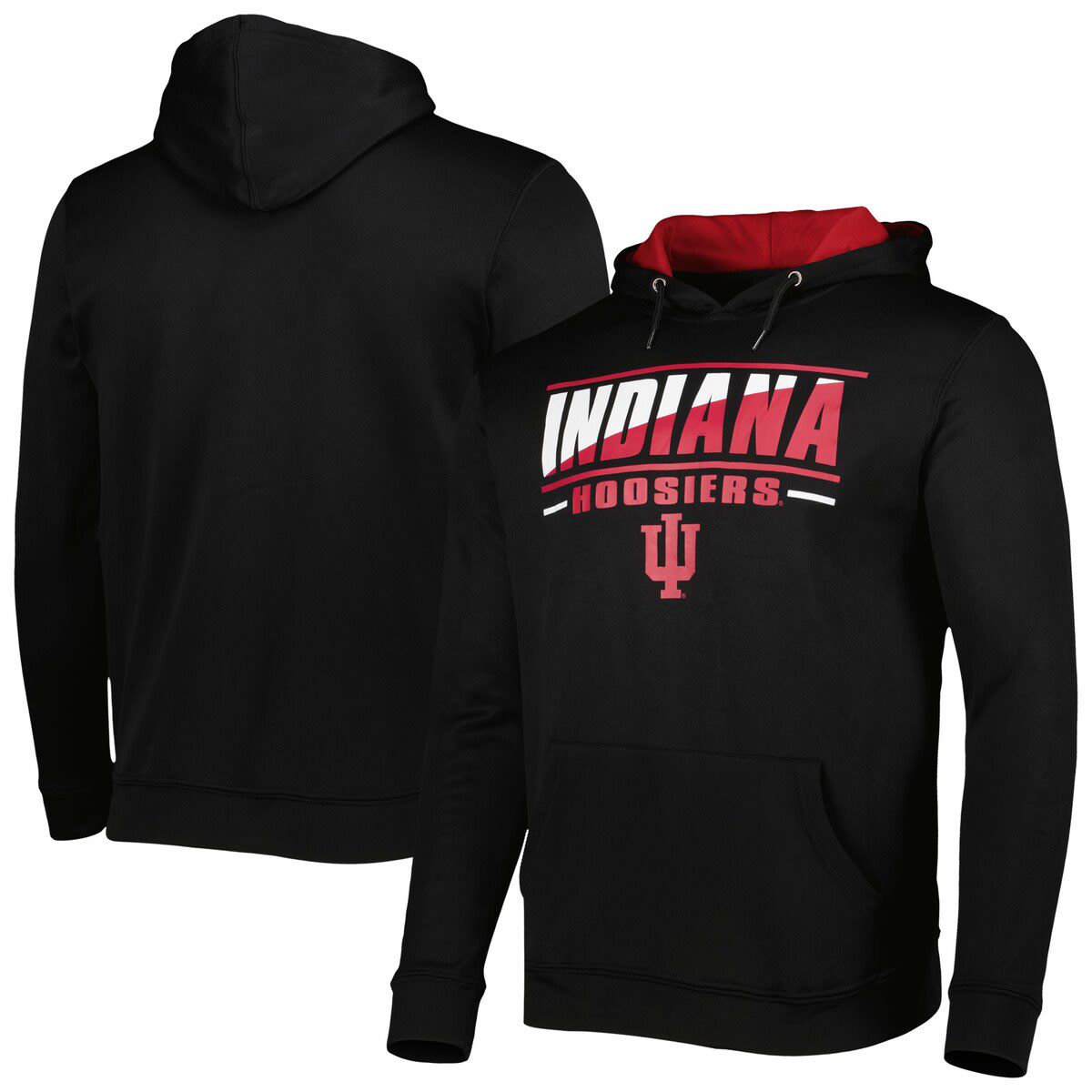 NCAA Indiana Hoosiers Slash Stack 2.0 Pullover Hoodie