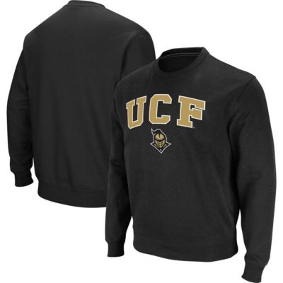 Colosseum Men's NCAA UCF Knights Arch Over Logo Pullover Sweatshirt, Black, 2XL