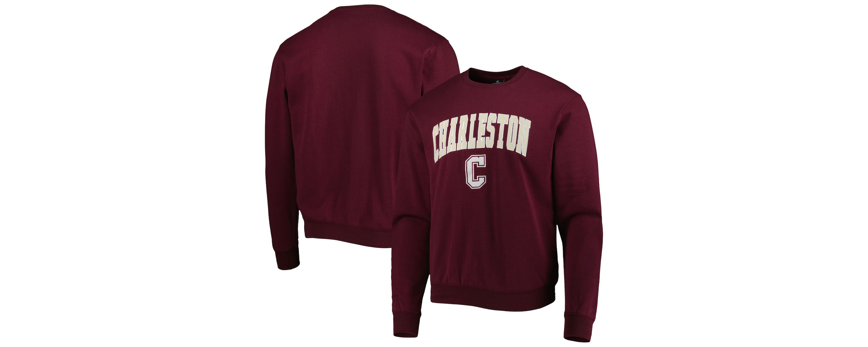 NCAA Charleston Cougars Arch Over Logo Pullover Sweatshirt