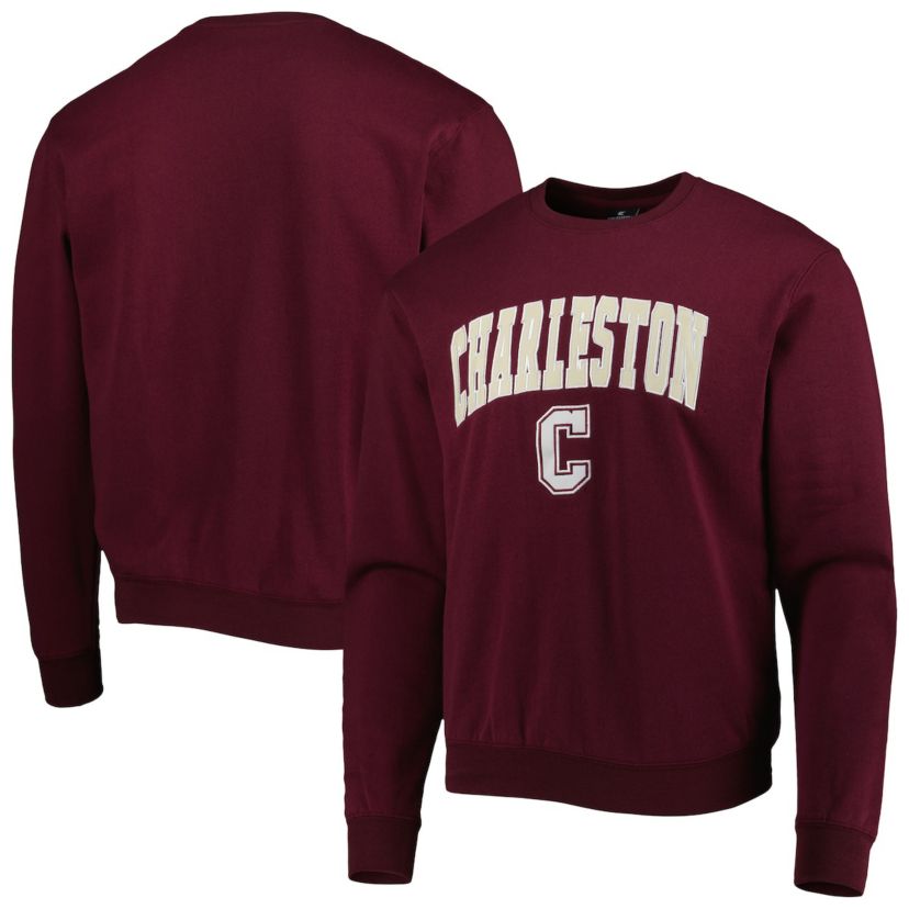 NCAA Charleston Cougars Arch Over Logo Pullover Sweatshirt