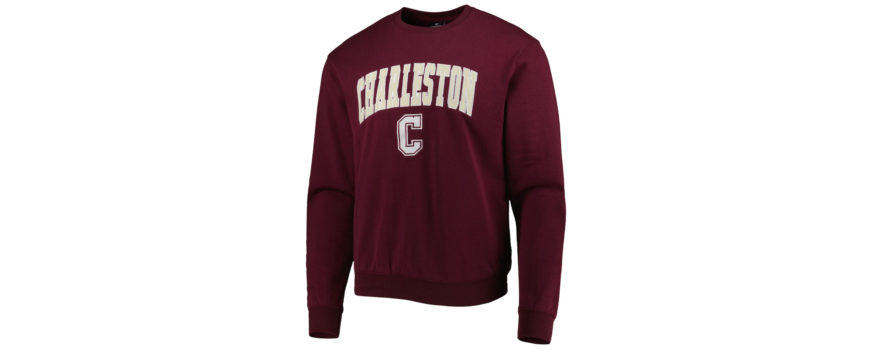 NCAA Charleston Cougars Arch Over Logo Pullover Sweatshirt