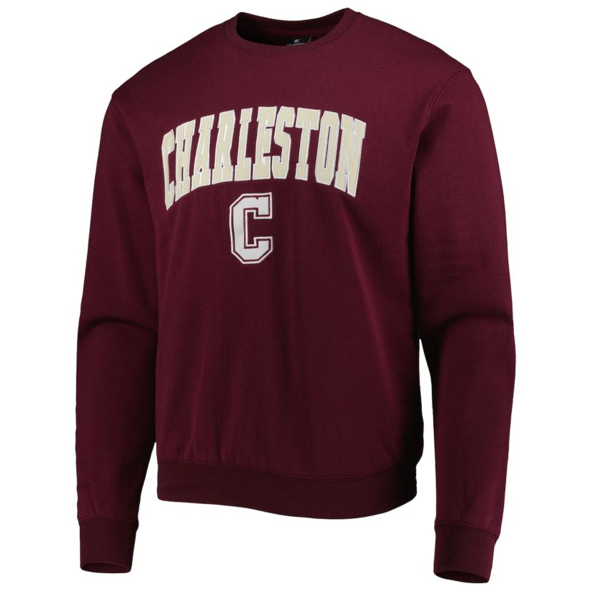 NCAA Charleston Cougars Arch Over Logo Pullover Sweatshirt