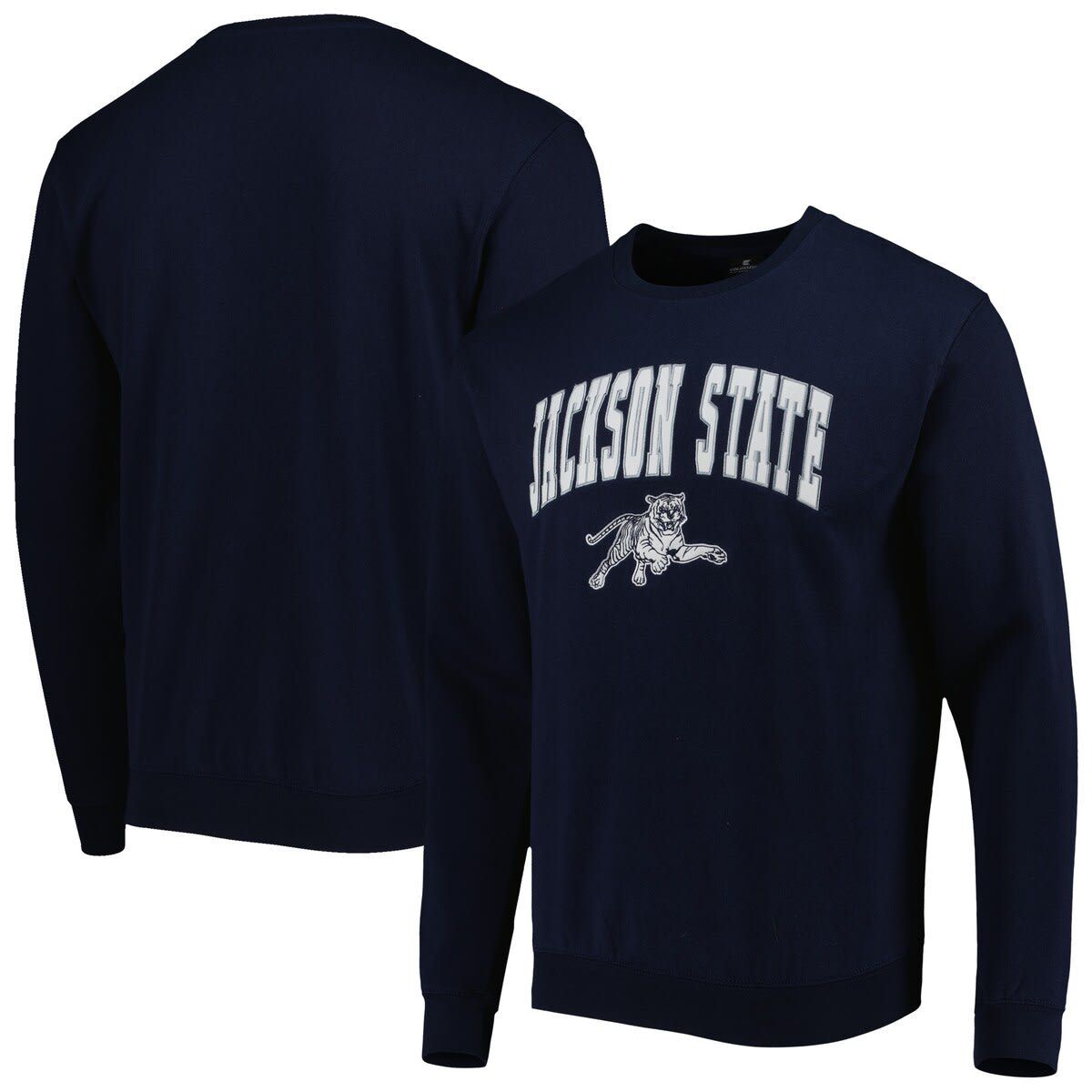 NCAA Jackson State Tigers Arch Over Logo Pullover Sweatshirt